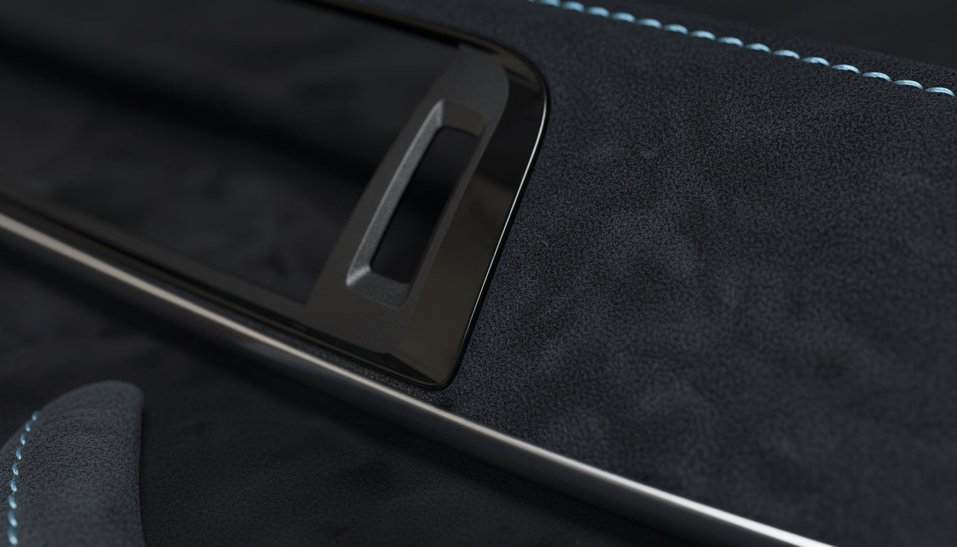 BMW 1, 2 Series Alcantara Interior Trim – Tricolor Stitching (F20, F21, F22, F23 F87 LCI, LHD)