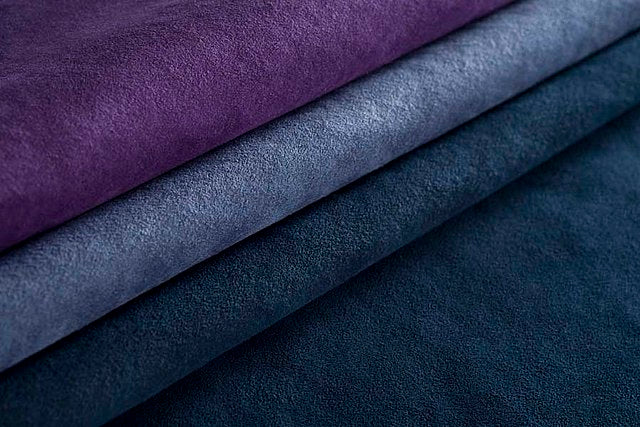 Different shades of genuine Alcantara