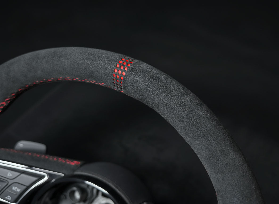 AUDI A4, S4, A5, S5 Steering Wheel - Red Stitching