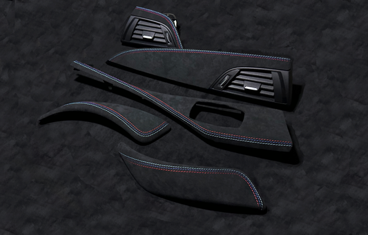 BMW 1 & 2 Series F21 F22 F23 Alcantara Interior Trim with Tricolor Stitching