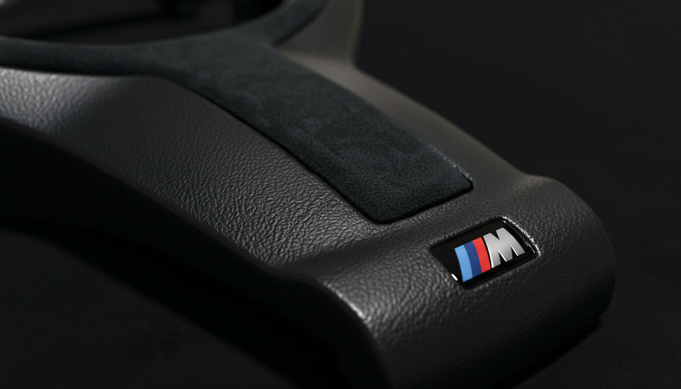 BMW 1, 2, 3, 4 Series Alcantara Steering Wheel trim (F2X, F3X)