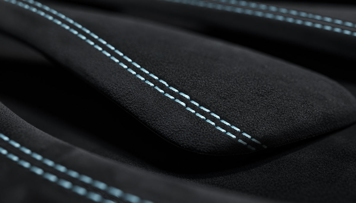 BMW 1, 2 Series Alcantara Interior Trim – Light Blue Stitching (F20, F21, F22, F87 Pre-LCI, LHD)
