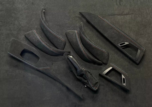 BMW 1 Series F20 Alcantara Interior Trim set with Tricolor Stitching 